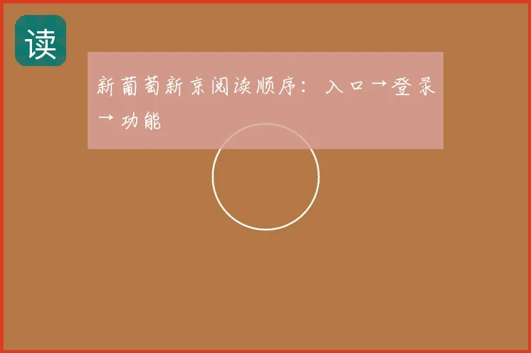 新葡萄新京阅读顺序:入口→登录→功能